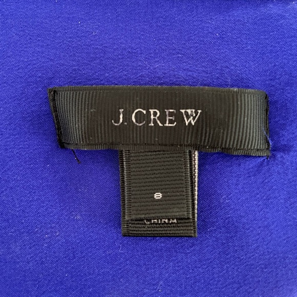 Beautiful J. Crew Silk Purple/Blue Button Down Long Sleeve Shirt - Picture 3 of 6